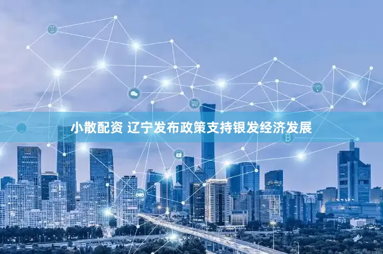 小散配资 辽宁发布政策支持银发经济发展