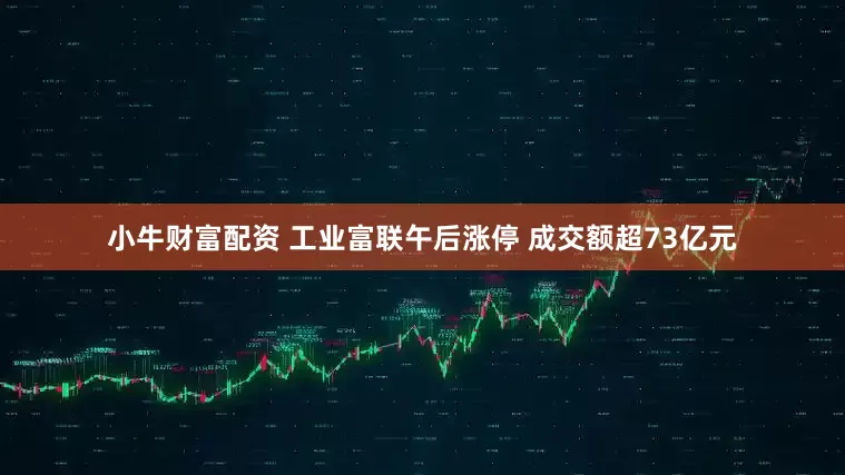 小牛财富配资 工业富联午后涨停 成交额超73亿元