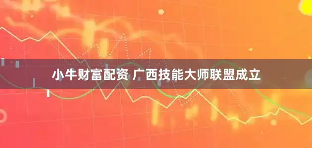 小牛财富配资 广西技能大师联盟成立