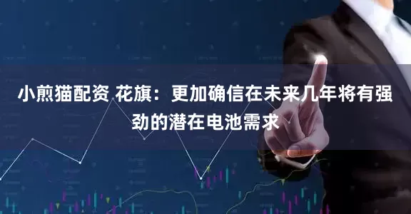 小煎猫配资 花旗：更加确信在未来几年将有强劲的潜在电池需求